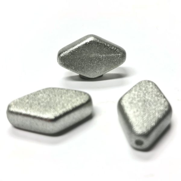 14X24MM Silver  Voile  Diamond Bead (6 pieces) For Cheap