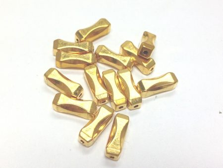 10X5MM Gold Tube Bead (144 pieces) Online now