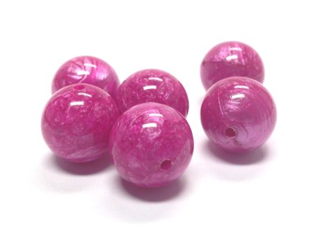 10MM Fuchsia Zenith Round Bead (144 pieces) on Sale