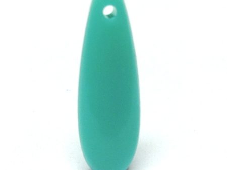 24X8MM Turquoise Flat Teardrop (100 pieces) Cheap