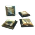 18MM Beige-Blue  Bora-Bora  Square Cab (6 pieces) Fashion