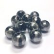 8MM Black Silver  Striate  Bead (72 pieces) Hot on Sale