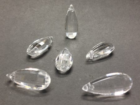 22X9MM Crystal Faceted Drop (36 pieces) Online Sale