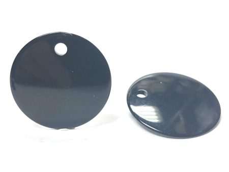 16MM Black Disc Drop (72 pieces) For Cheap