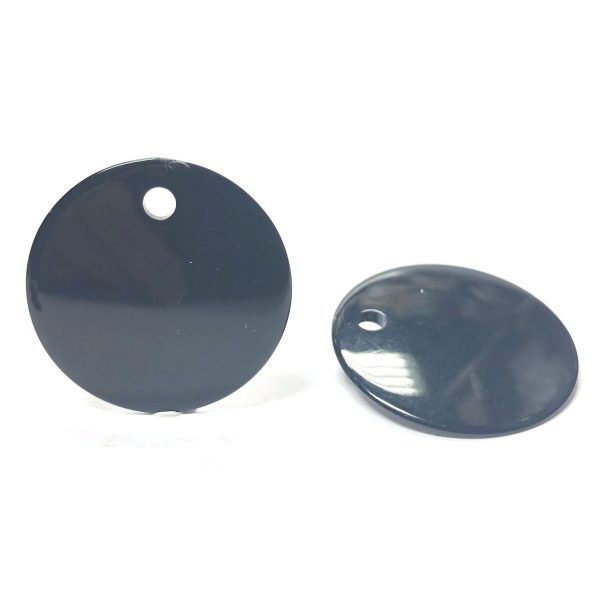 16MM Black Disc Drop (72 pieces) For Cheap