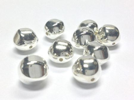 9MM Silver Baroque Bead (72 pieces) on Sale