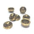 11MM Ant. Ham.Gold Fluted Cap (72 pieces) Cheap