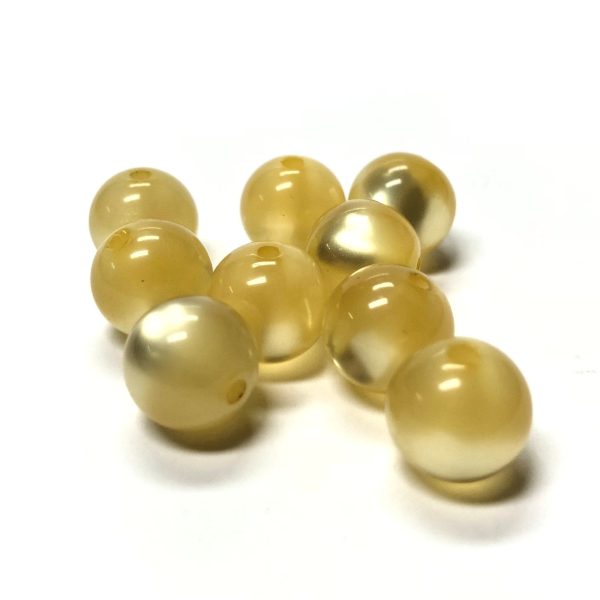 10MM Ivory  M.O.P.  Bead (72 pieces) on Sale