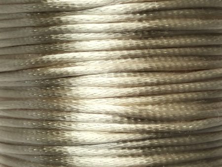 Size #1 - 2MM Lt Beige Satin Cord (Rattail) 144 Yds on Sale