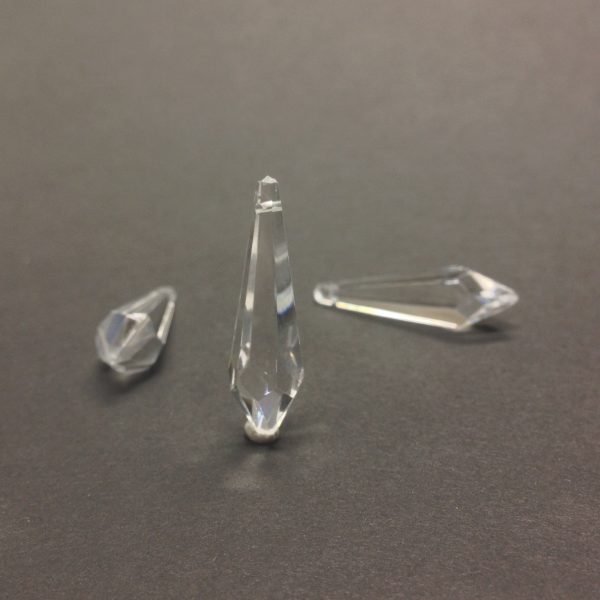 26X8MM Crystal Faceted Drop (72 pieces) Online Hot Sale