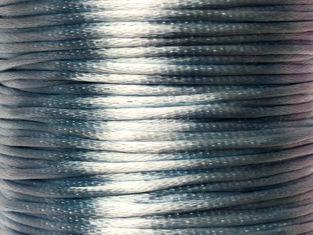 Size #2 - 3MM Lt Blue Satin Cord (Rattail) 144 Yds For Discount