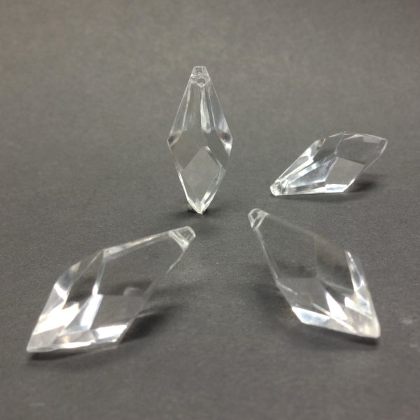 26X11MM Crystal Faceted Pointed Drop (36 pieces) Fashion