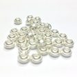 10MM Silver Rondel (72 pieces) Online Sale