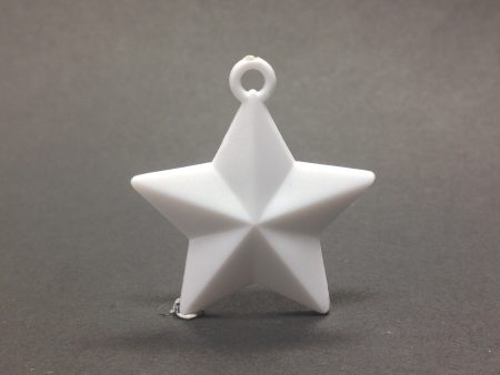 30MM White Faceted Star Drop (36 pieces) For Discount