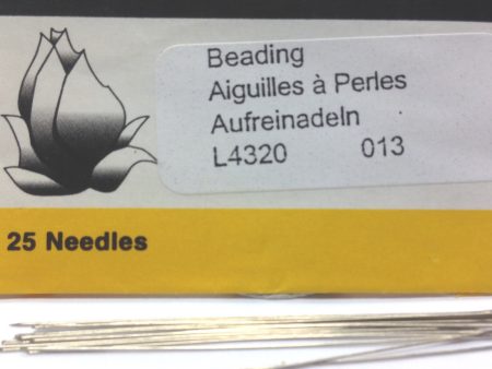 #13 English Beading Needle (25 Pkg) Supply