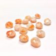 9MM Orange Glass Disc Bead (72 pieces) Discount