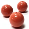 10MM Coral Round Acrylic Bead (100 pieces) Fashion