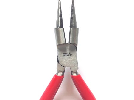 Round Nose Plier w Cutter Serrated German (1 piece) For Cheap