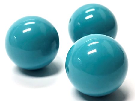 10MM Blue Turquoise Round Acrylic Bead (100 pieces) Online Sale