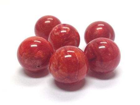 10MM Red  Zenith  Round Beads (144 pieces) For Discount