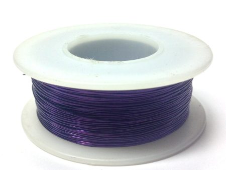 #22 Purple Copper Wire 4 Oz Spool (~125 Ft) (1 pieces) Sale