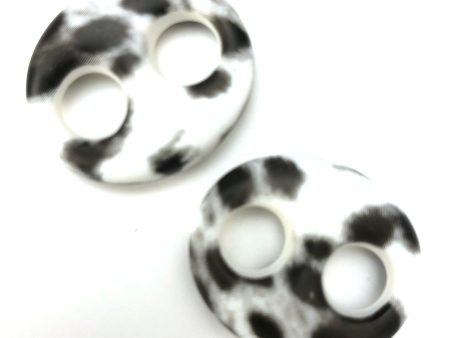 28X24MM Leopard 2-Hole Link (24 pieces) For Discount