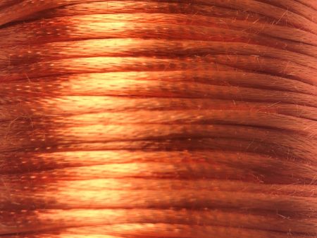 Size #1 - 2MM Orange Satin Cord (Rattail) 144 Yds For Cheap