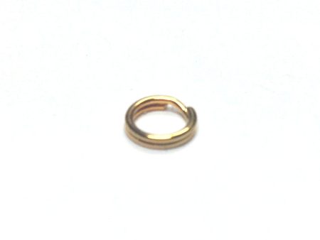 6MM Split Ring Gold Plate (144 pieces) Fashion