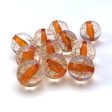 10MM Crystal Orange Gold  Spiked  Bead (144 pieces) Hot on Sale