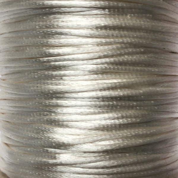 Size #2 - 3MM Ivory Satin Cord (Rattail) 144 Yds Cheap