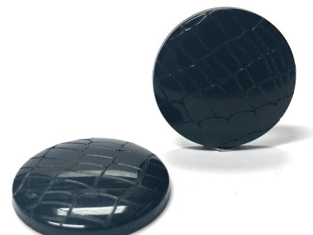 15MM Black  Croc  Cab (12 pieces) For Sale