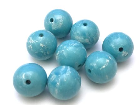 10MM Turquoise  Granite  Beads (144 pieces) on Sale