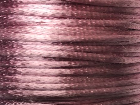 Size #1 - 2MM Antique Mauve Satin Cord (Rattail) 144 Yds Online now