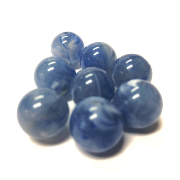 6MM Blue  Agate  Acrylic Beads (300 pieces) Hot on Sale