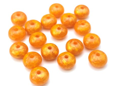 5MM Orange  Zenith  Rondelle (720 pieces) For Discount