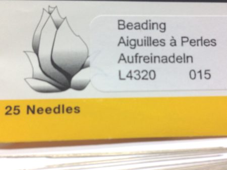 #15 English Beading Needle (25 Pkg) on Sale