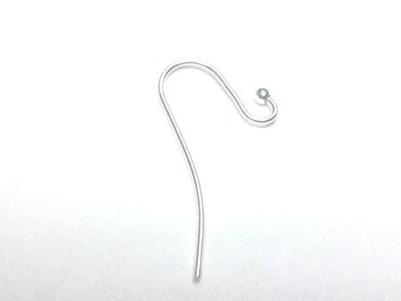 Silver Euro Ear Wire With Loop & Ball End (144 pieces) For Discount