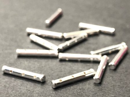 .925 Sterling 3-Hole Tube Spacer (12Pc Pk) For Sale