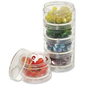 Medium Stack Jar-5 Compartments- 1 Lid (1 piece) Online now