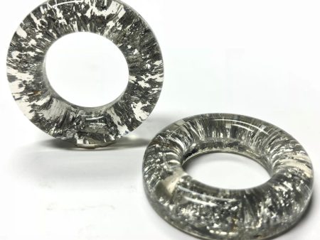 30MM Silver  Lame  Ring (6 pieces) For Cheap