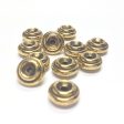 10MM Ant. Hamilton Gold Rondel (72 pieces) For Discount