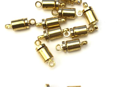 9X4MM Gold Tube Magnetic Clasp (144 pieces) Online now