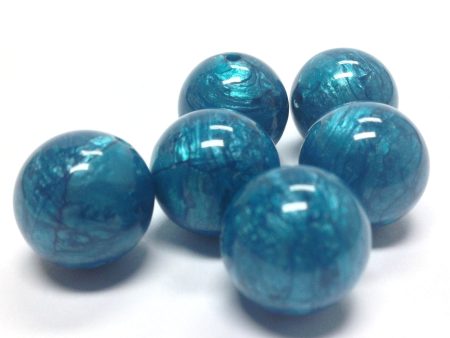 10MM Blue  Zenith  Round Bead (144 pieces) Fashion