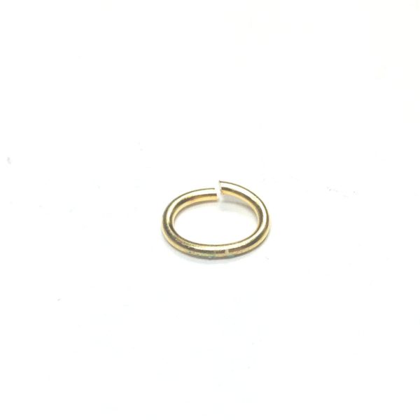 00 (6X8.5MM) .040 Oval Brass Jump Ring 1 Lb. (~3744 pieces) Hot on Sale