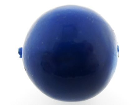 20MM Blue Paper Mache Bead (12 pieces) Sale