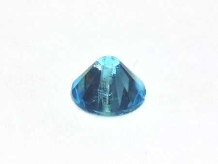 10MM Aqua Faceted Pyramid Bead (72 pieces) Online Sale