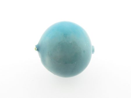 18MM Turquoise Paper Mache Bead (12 pieces) Online now