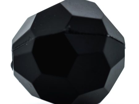 10MM Faceted Black Bead (100 pieces) on Sale